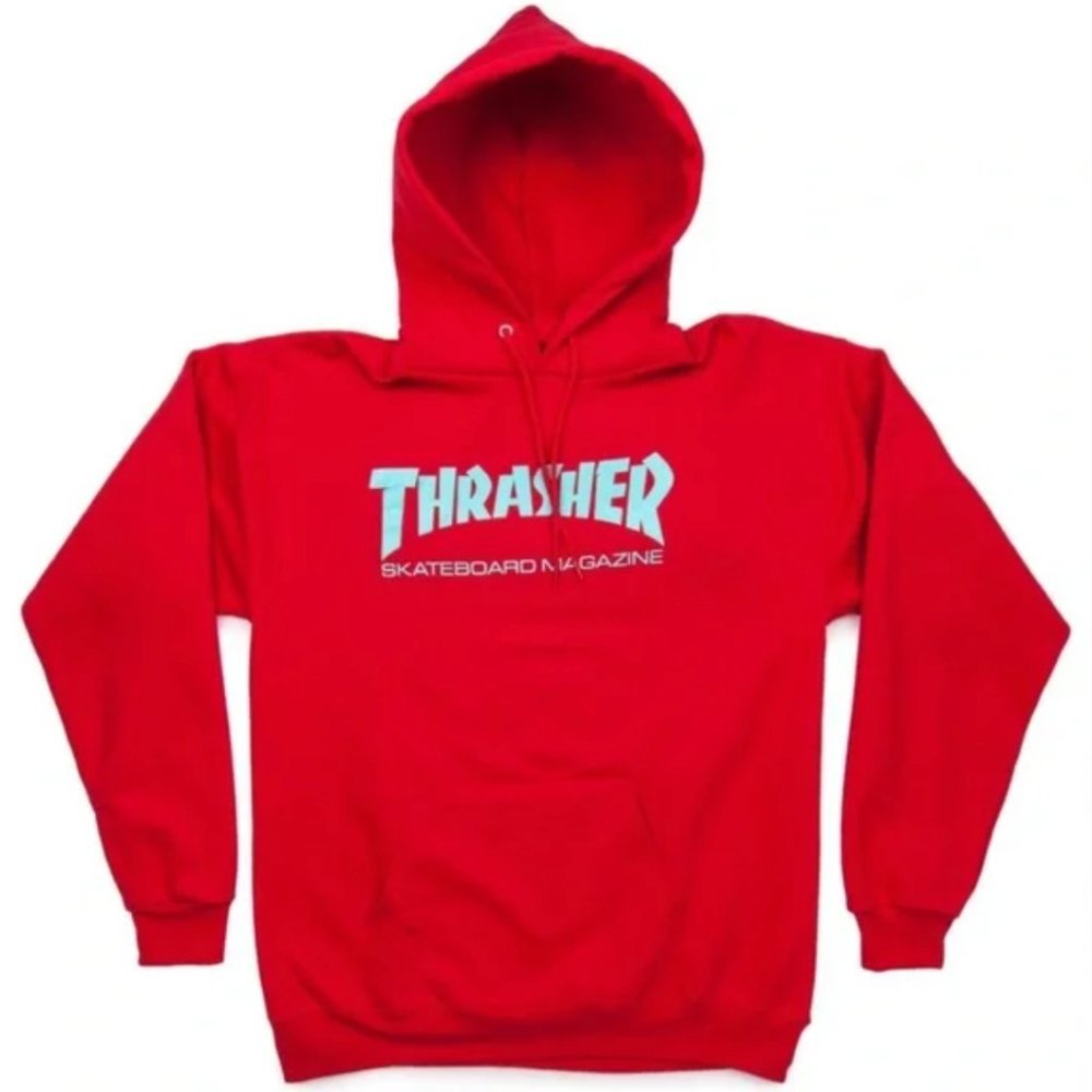 red thraser hoodie